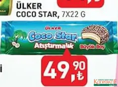 ÜLKER COCOSTAR BİSKÜVİ 7X22 G